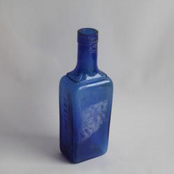 Ancienne bouteille pharmacie Deschiens Hémoglobine cobalt