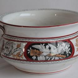 Ancien pot de chambre faïence anglaise Colombes