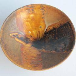 Coupelle céramique émaillée MADOURA Oiseau