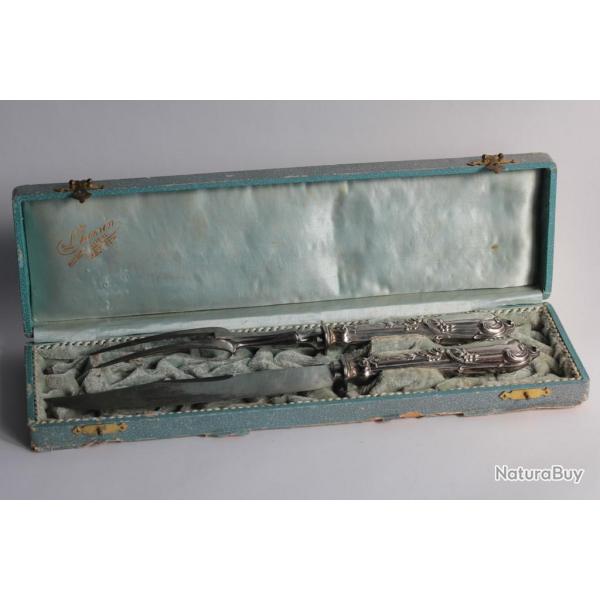 Ancien service  dcouper argent Binder Wilhelm Allemagne