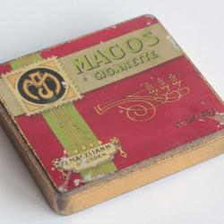 Boîte à Cigarettes tôle Magos J. Malzmann Dresden Allemagne