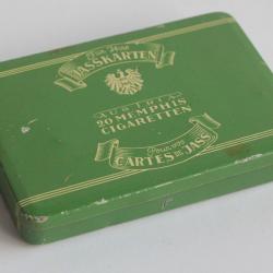 Boîte à Cigarettes tôle Memphis Austria Jasskarten Cartes à jouer
