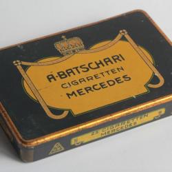 Boîte à Cigarettes tôle A. Batschari Mercedes