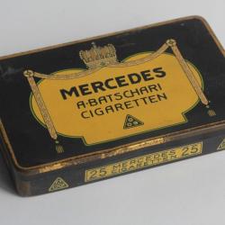 Boîte à Cigarettes tôle A. Batschari Mercedes
