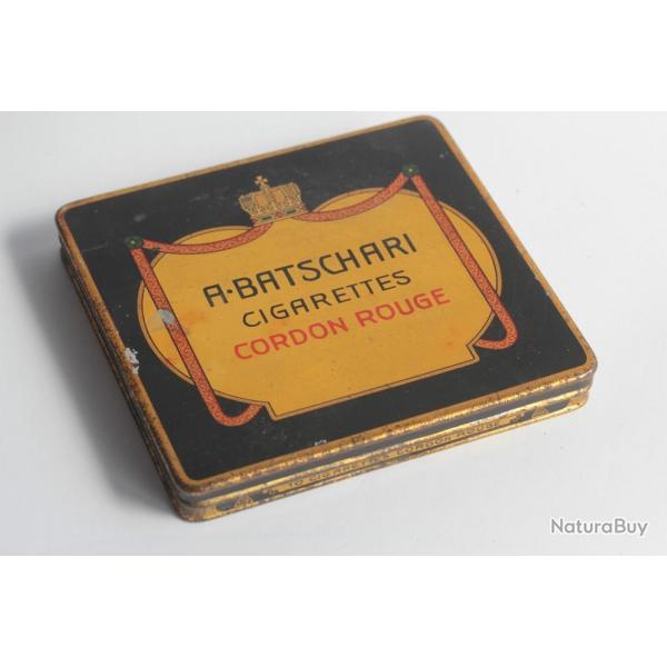 Bote  Cigarettes tle A. Batschari Cordon rouge