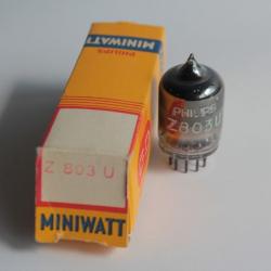 Ampoule radio Philips Miniwatt Z803U radio à tube neuf