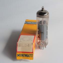 Ampoule radio Philips Miniwatt EL84 radio à tube neuf