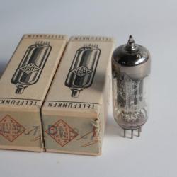 Paire Ampoules radio Telefunken DL907 radio à tube neuf