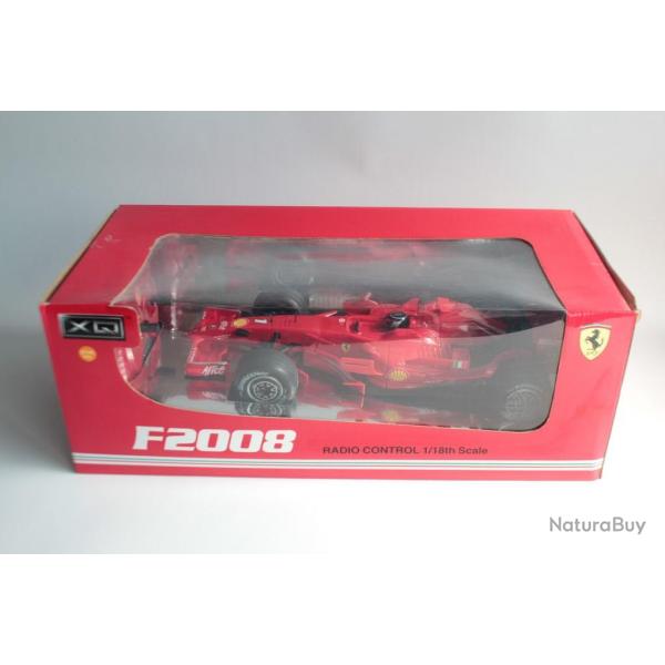 Voiture F1 radiocommand XQ Ferrari F2008 1/18