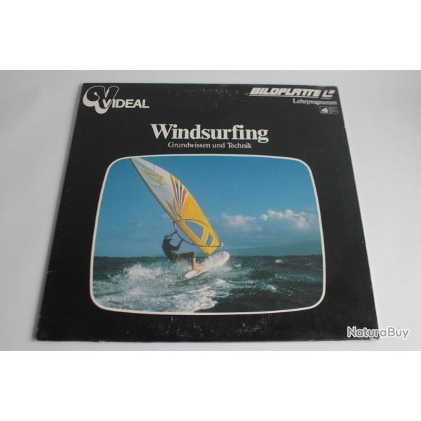 Laserdisc PAL Windsurfing Grunwissen und technik  Bildplatte 1982
