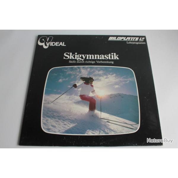 Laserdisc PAL Skigymnastik  Vorbereitung Bildplatte 1982