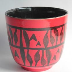 Cache pot céramique Elchinger vintage 1950