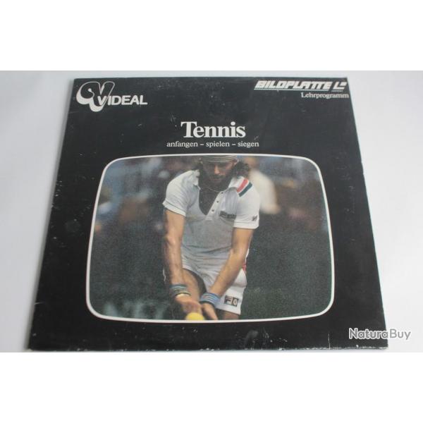 Laserdisc PAL Tennis anfangen spielen siegen Bildplatte 1982
