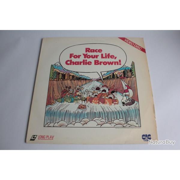 Laserdisc PAL Race for your life Charlie Brown 1978