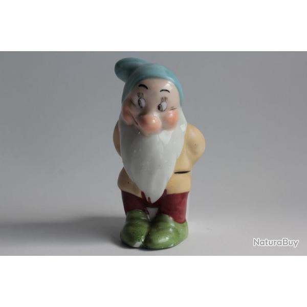 Porte brosse  dent Nain porcelaine Blanche Neige Walt Disney