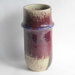 Vase grès sang de boeuf Sylvia Leuchovius Rörstrand Suède 1965