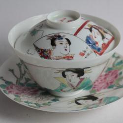 Tasse à thé porcelaine fine Japon Gaiwan Eggshell