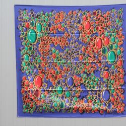 Foulard soie Jean-Claude JITROIS vintage