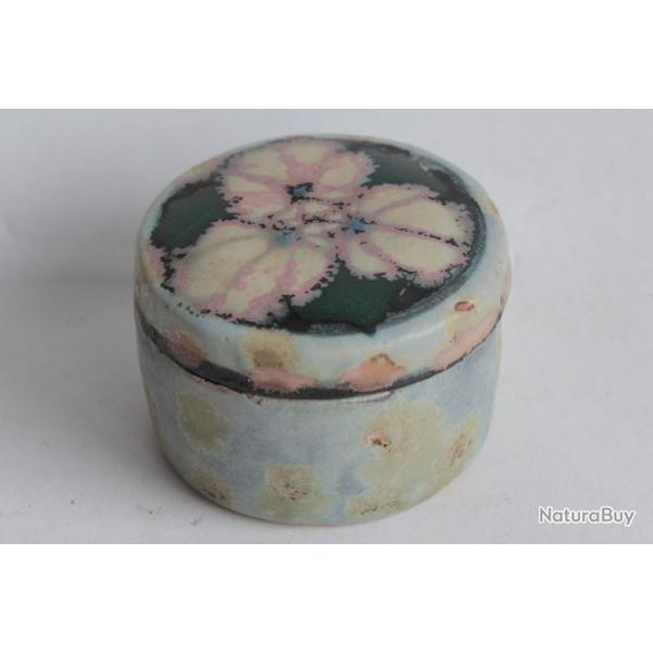 Paul Ami BONIFAS Boite ronde cramique