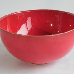 LIFAS Saladier céramique rouge Alice Sordet-Bonifas Art déco