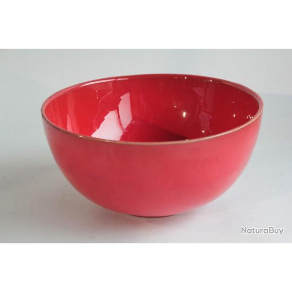 LIFAS Saladier cramique rouge Alice Sordet-Bonifas Art dco