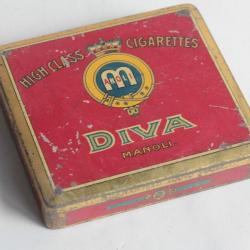 Boîte à Cigarettes tôle MANOLI Diva