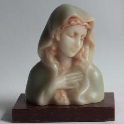 Sculpture cire Buste Vierge Madonna