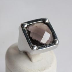 Bague Morellato Istanti quartz fumé T52