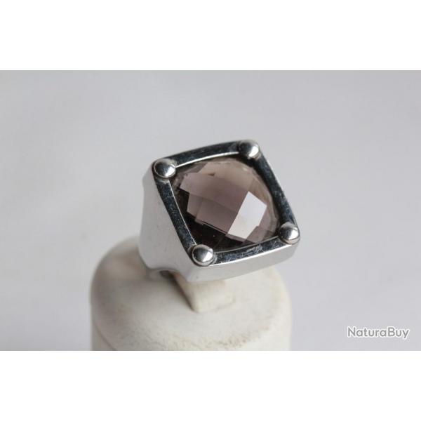 Bague Morellato Istanti quartz fum T52