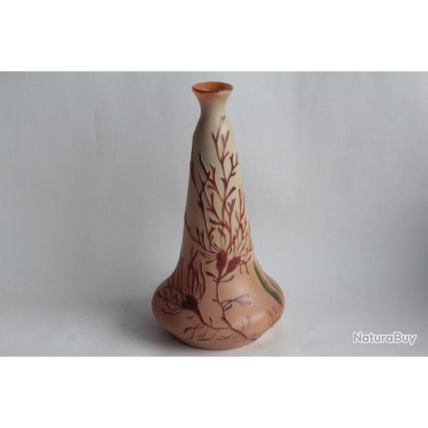 Vase maill LEGRAS Algues