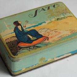 Boîte à Cigarettes tôle SATO Charles LOUPOT