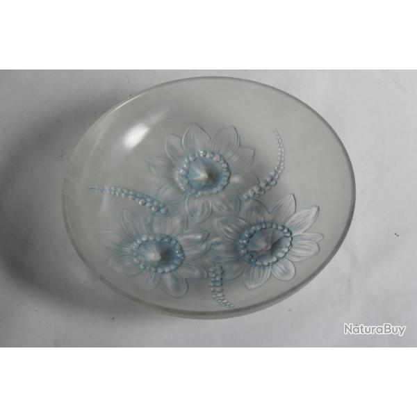 SABINO Coupe verre opalescent Anmones Art dco