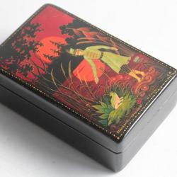 Boîte laquée Russe Kholui La Princesse-Grenouille