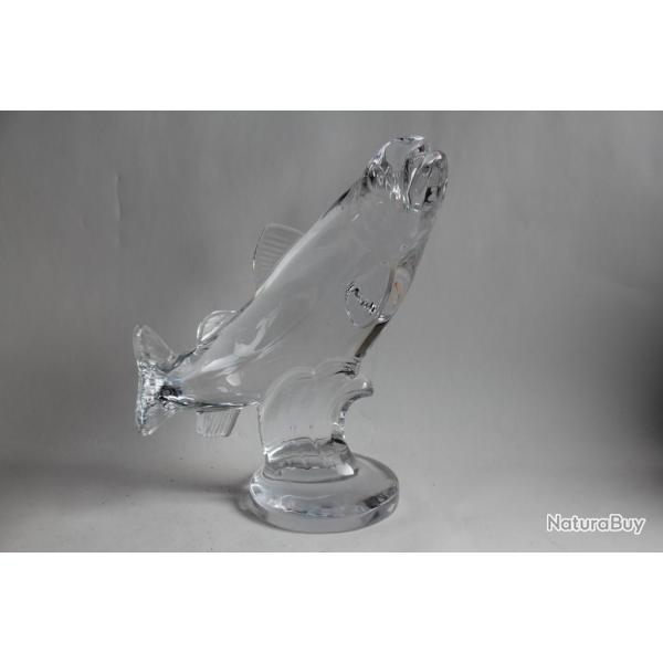 SEVRES Sculpture Poisson Truite Saumon