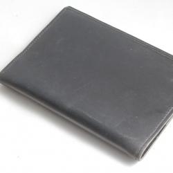 HERMES couverture d'agenda cuir noir