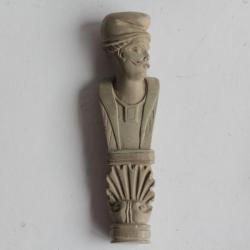 Sceau Pierre de lave Personnage Italie XIXe siècle