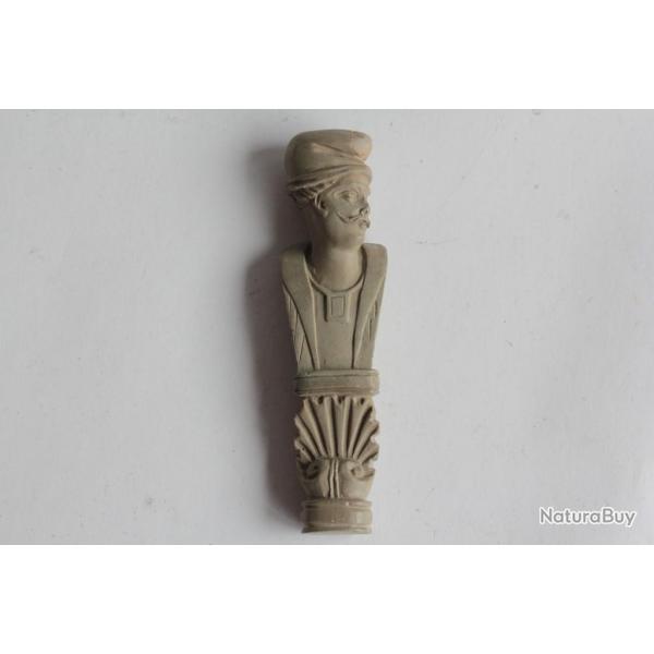 Sceau Pierre de lave Personnage Italie XIXe sicle