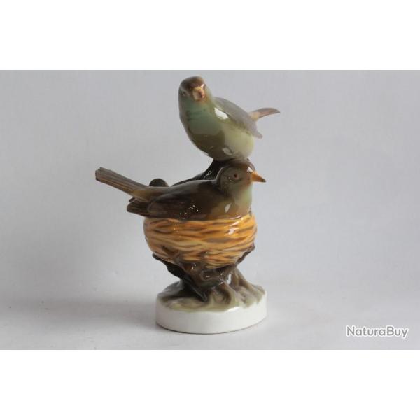 NYMPHENBURG Oiseaux Paruline porcelaine 188