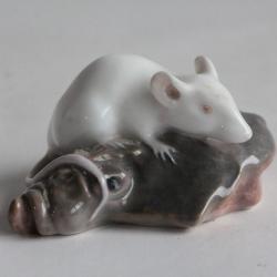 ROYAL COPENHAGEN Souris blanche 513 Erik Nielsen
