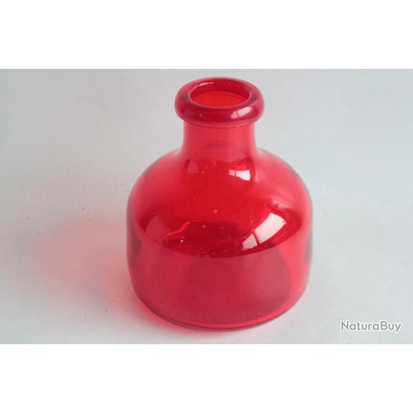 KOSTA BODA Vase verre rouge Erik Hglund Sude