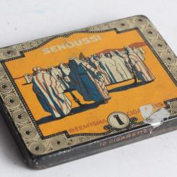 Boîte à Cigarettes tôle Senoussi