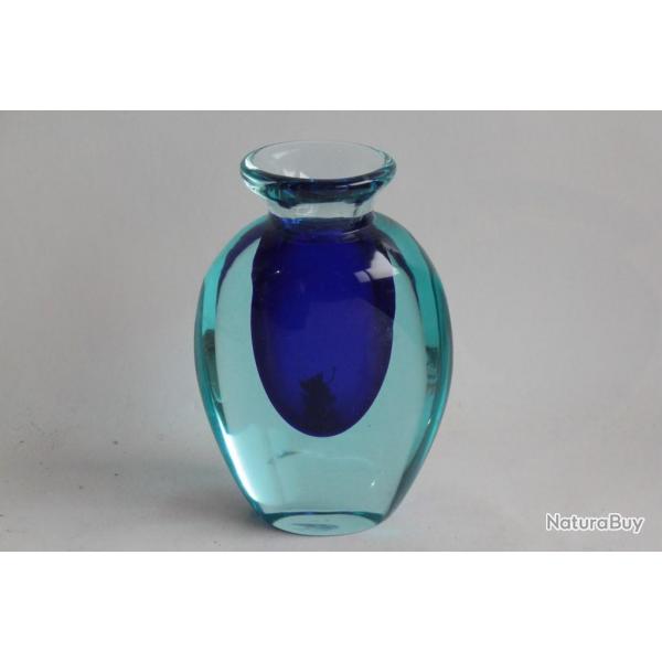 MURANO Vase verre Sommerso