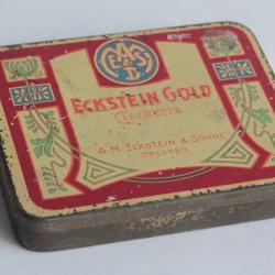 Boîte à Cigarettes tôle Eckstein Gold Allemagne