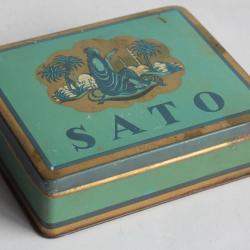 Boîte à Cigarettes tôle SATO Charles LOUPOT