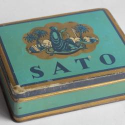 Boîte à Cigarettes tôle SATO Charles LOUPOT