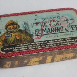 Boîte à Cigarettes tôle El Marino Belgique