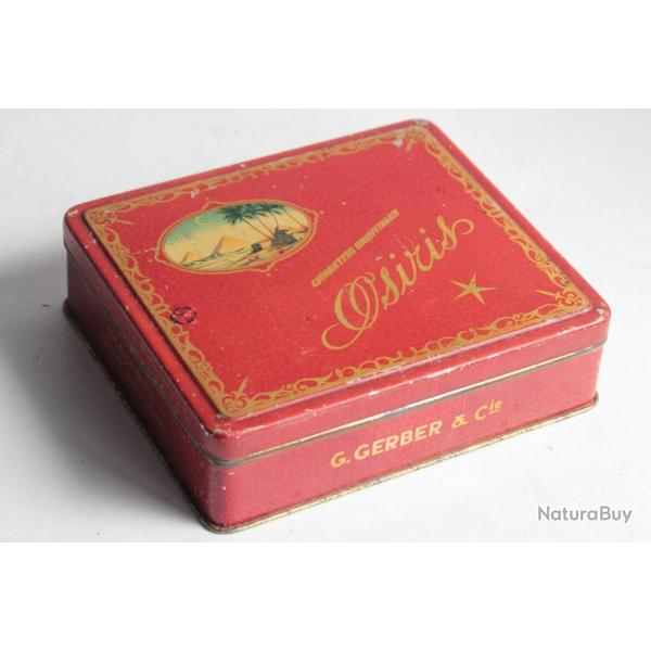 Bote  Cigarettes tle Cigarettes orientales Osiris G. Gerber & Co