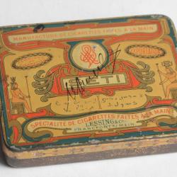 Boîte à Cigarettes tôle Seti Lessin & Co Franfort Allemagne