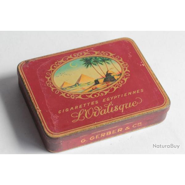 Bote  Cigarettes tle Cigarettes gyptiennes L'Odalisque G. Gerber & Co