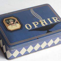 Boîte à Cigarettes tôle Ophir Tabacs d'Orient Sato